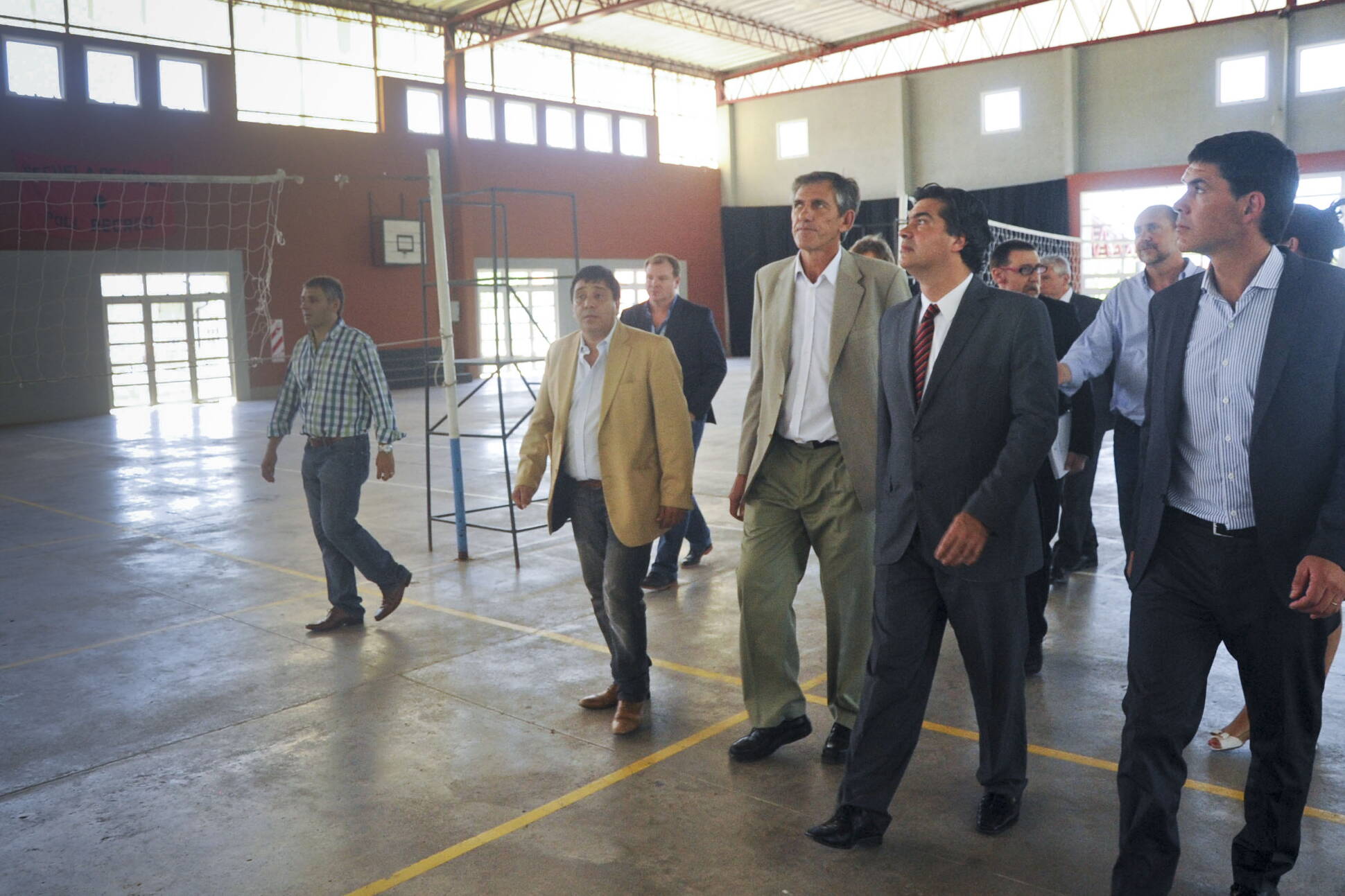 El jefe de Gabinete inauguró obras en Recreo, Santa Fe